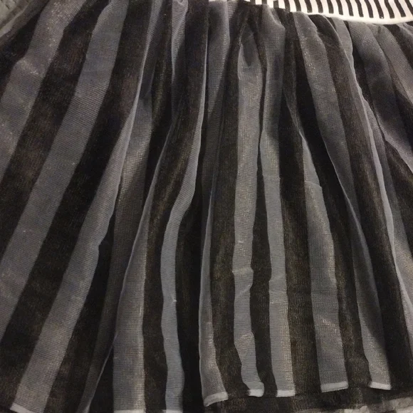 Disney The Nightmare Before Christmas Black and White Striped Skeleton Costume - Picture 5 of 8